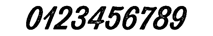 Thirsty Rough Regular One Font OTHER CHARS