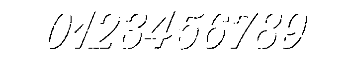 Thirsty Rough Regular Shadow Font OTHER CHARS