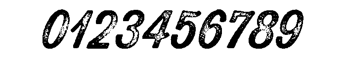 Thirsty Rough Regular Three Font OTHER CHARS