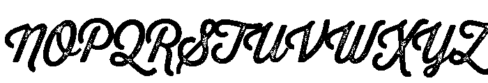 Thirsty Rough Regular Two Font UPPERCASE