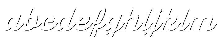 Thirsty Script Black Shadow FONT