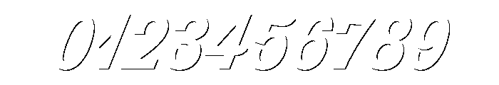 Thirsty Script Bold Shadow Font OTHER CHARS