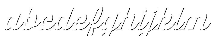 Thirsty Script Extra Bold Shadow FONT