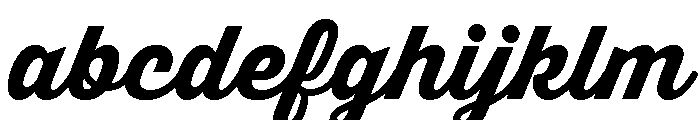 Thirsty Script Extra Bold FONT