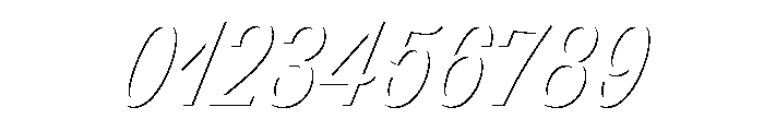 Thirsty Script Light Shadow Font OTHER CHARS