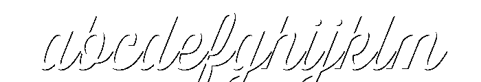 Thirsty Script Light Shadow FONT