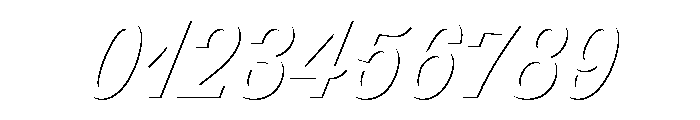 Thirsty Script Medium Shadow Font OTHER CHARS