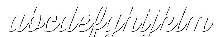 Thirsty Script Medium Shadow FONT