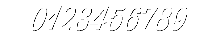 Thirsty Script Regular Shadow Font OTHER CHARS