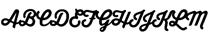 Thirsty Soft Bold Font UPPERCASE