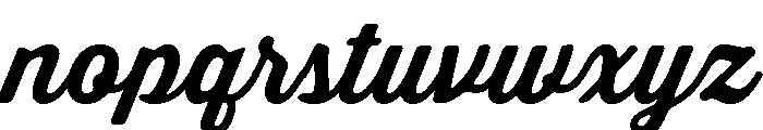Thirsty Soft Bold Font LOWERCASE