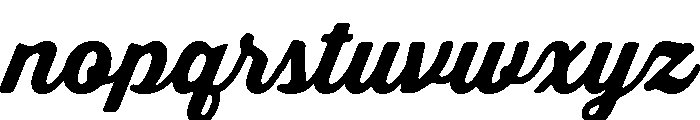 Thirsty Soft Extra Bold Font LOWERCASE