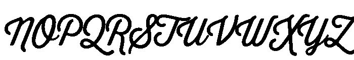 Thirsty Soft Regular Font UPPERCASE