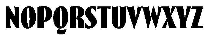 Thrillers Black Font UPPERCASE