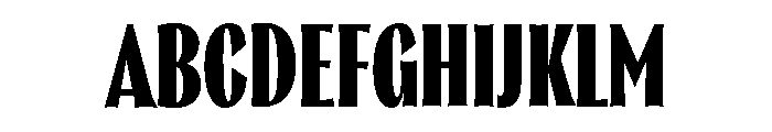 Thrillers Bold Font UPPERCASE