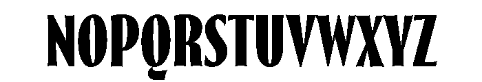 Thrillers Bold Font UPPERCASE