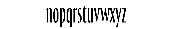 Thrillers Light Font LOWERCASE