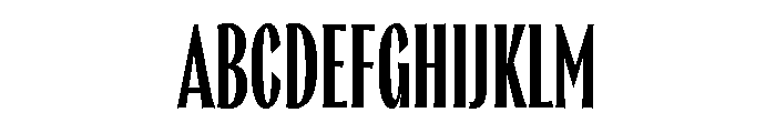 Thrillers Medium Font UPPERCASE