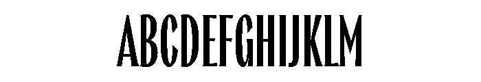 Thrillers Regular Font UPPERCASE