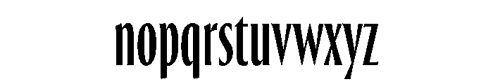 Thrillers Regular Font LOWERCASE