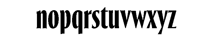 Thrillers Semi Bold Font LOWERCASE