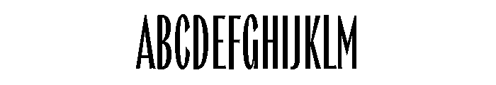 Thrillers Font UPPERCASE