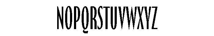 Thrillers Font UPPERCASE