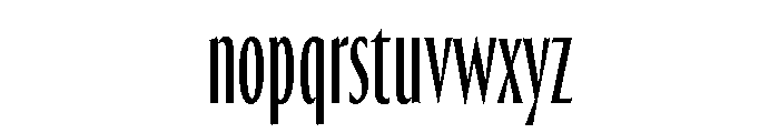 Thrillers Font LOWERCASE