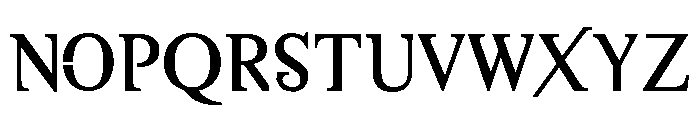 Thymesans Regular Font UPPERCASE