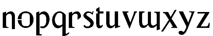 Thymesans Regular Font LOWERCASE