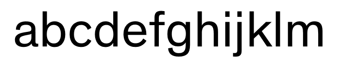 Theinhardt Pan Regular Font LOWERCASE