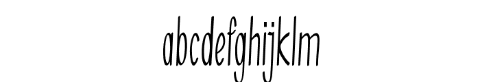 Thinble-ExtracondensedBold Font LOWERCASE