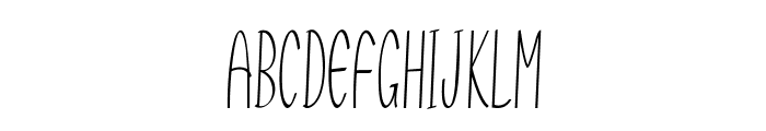 Thinble-ExtracondensedRegular Font UPPERCASE