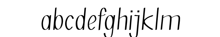 Thinble Font LOWERCASE