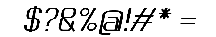 Thindale-BoldItalic Font OTHER CHARS