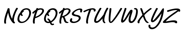 Thistle-BoldItalic Font UPPERCASE