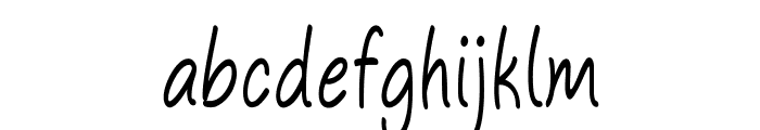 Thistle-CondensedRegular Font LOWERCASE