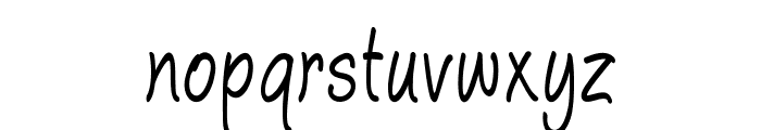 Thistle-CondensedRegular Font LOWERCASE