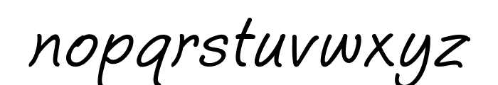 ThistleItalic Font LOWERCASE
