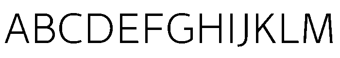 Tilden Sans Variable Extra Light Font UPPERCASE