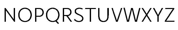 Tilden Sans Variable Extra Light Font UPPERCASE