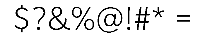 Tilden Sans Variable Light Font OTHER CHARS