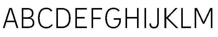 Tilden Sans Variable Light Font UPPERCASE