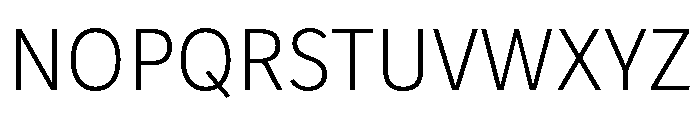 Tilden Sans Variable Light Font UPPERCASE