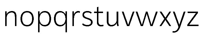 Tilden Sans Variable Light Font LOWERCASE