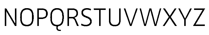 Tilden Sans Variable Thin Font UPPERCASE