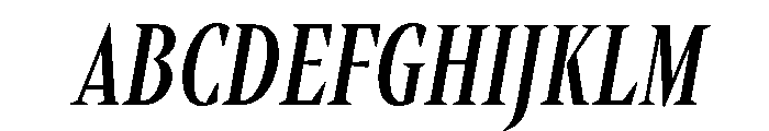 Times New Roman Medium Italic Font UPPERCASE