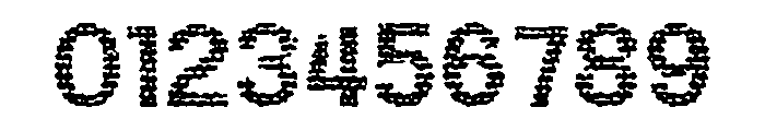 TICKER TAPE Font OTHER CHARS
