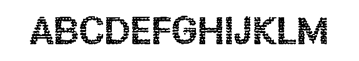 TICKER TAPE FONT