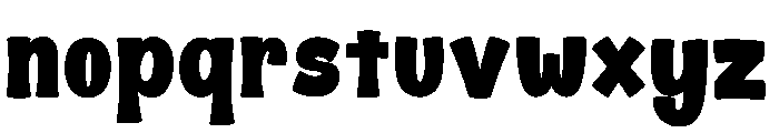 TIGER POPS Font LOWERCASE